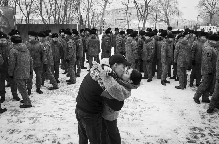 Sea ​​embankment of the Baltiysk military base. January 7, 2026. Photo by Oleg Klimov